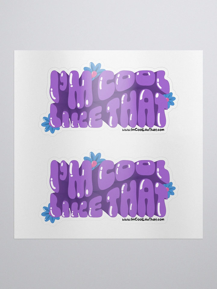I'm Cool Like That - Grape Sticker product image (1)