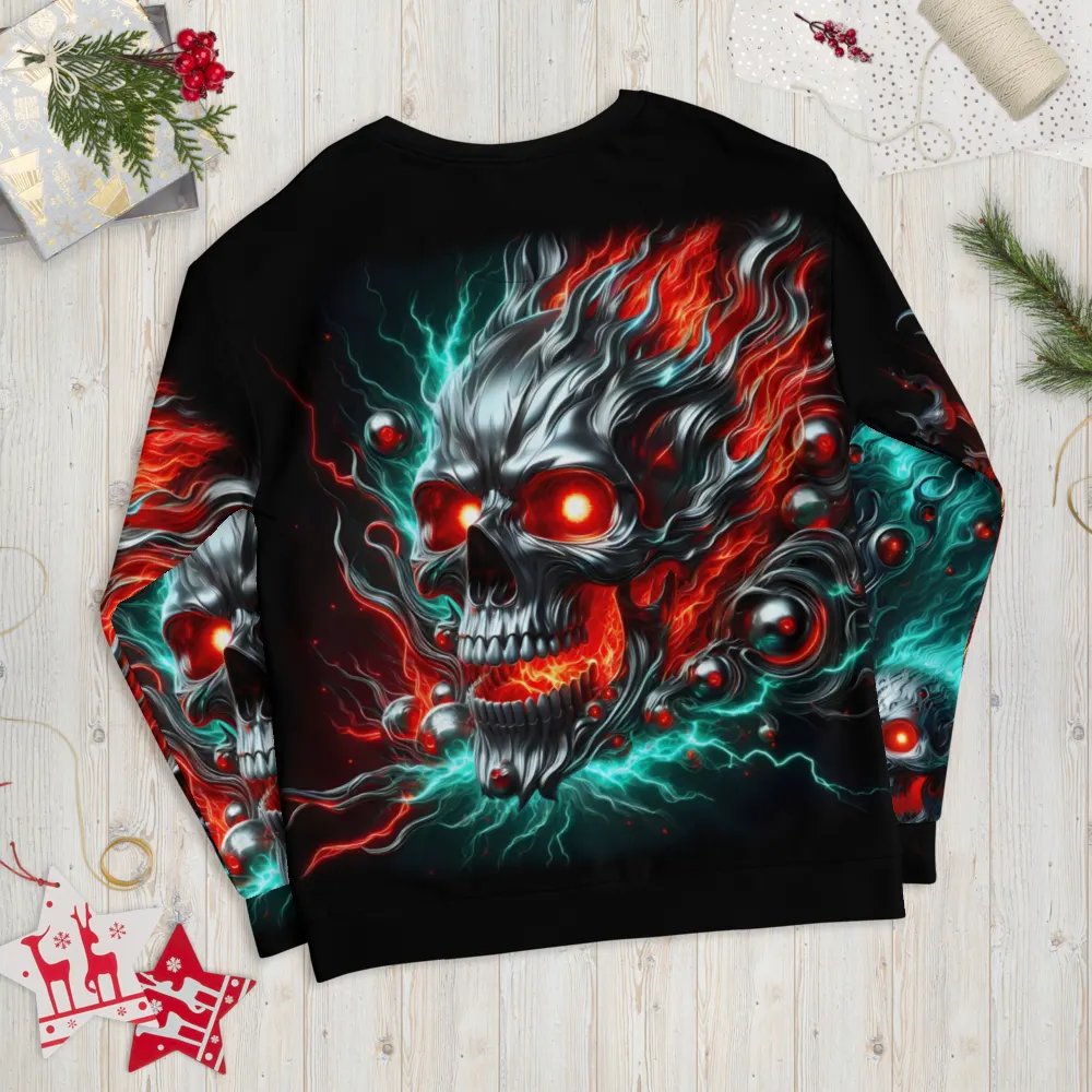 Ethereal Inferno All-Over Print - Unisex Sweatshirt #4 product image (11)