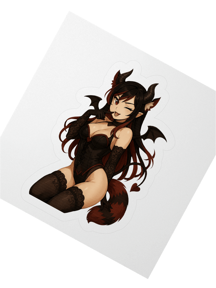 Mika Succubus Halloween Sticker 🦊🖤 product image (6)