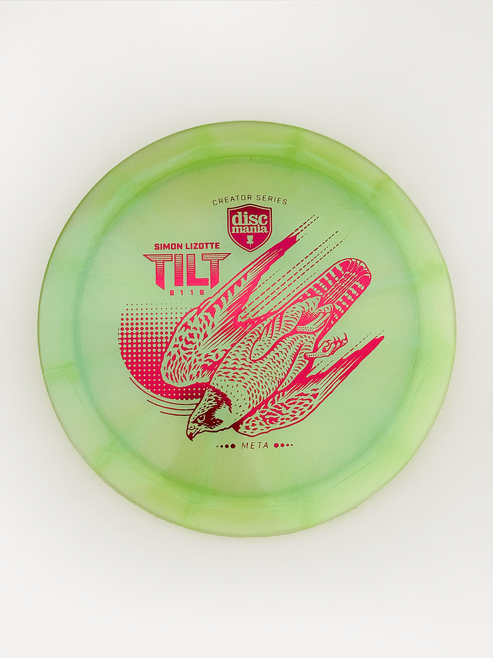 Discmania Meta Tilt – Simon Lizotte Creator Series; Light Green 174g product image (1)