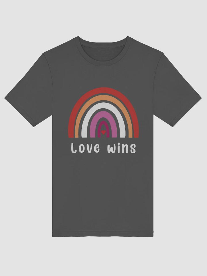 Love Wins LGBTQ Lesbian Pride Rainbow T-Shirt product image (2)