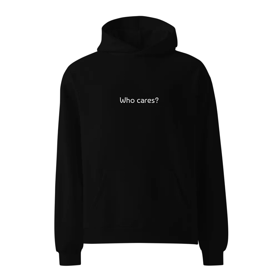 Abstract Monochrome Oversized Hoodie product image (1)