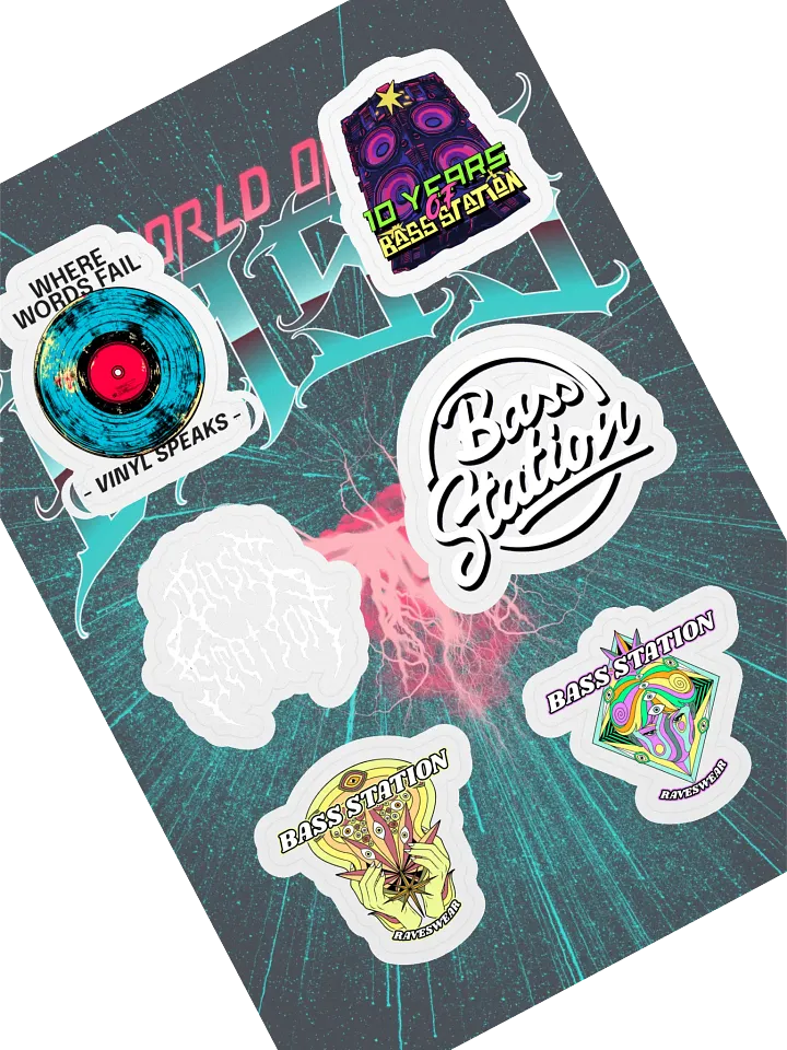 10 Years of Bass Station Stickers product image (1)