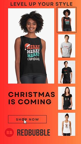 Halloween's done, but the fun isn't over! Let's get ready for Christmas! 🎁🎄
Check my REDBUBBLE Store!