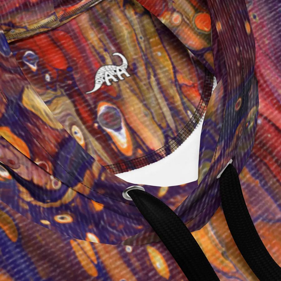 Hyperspace Fluid Acrylic All-Over Print Hoodie product image (4)