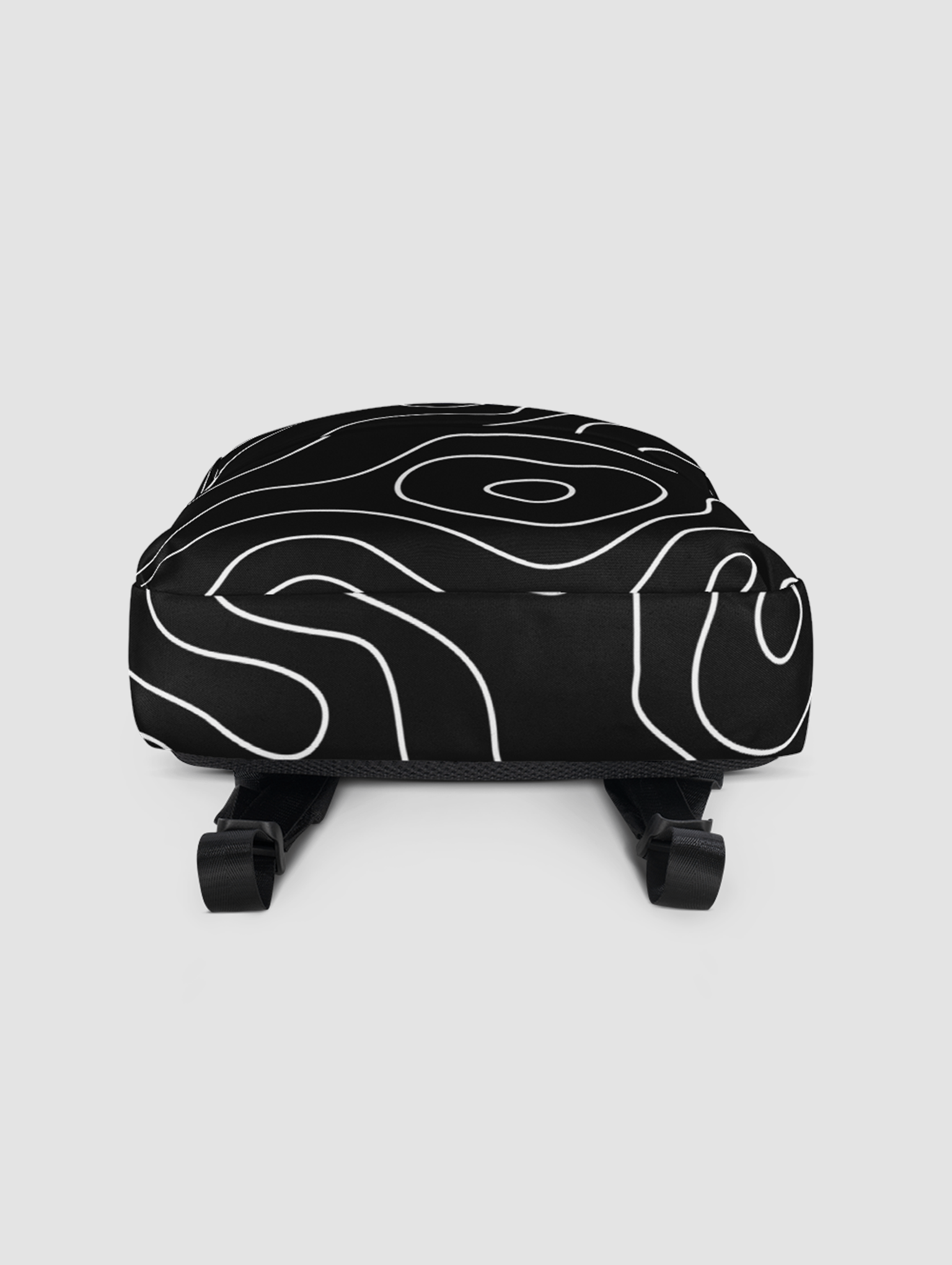 6ix Squad Backpack - Black & White Topography product image (3)