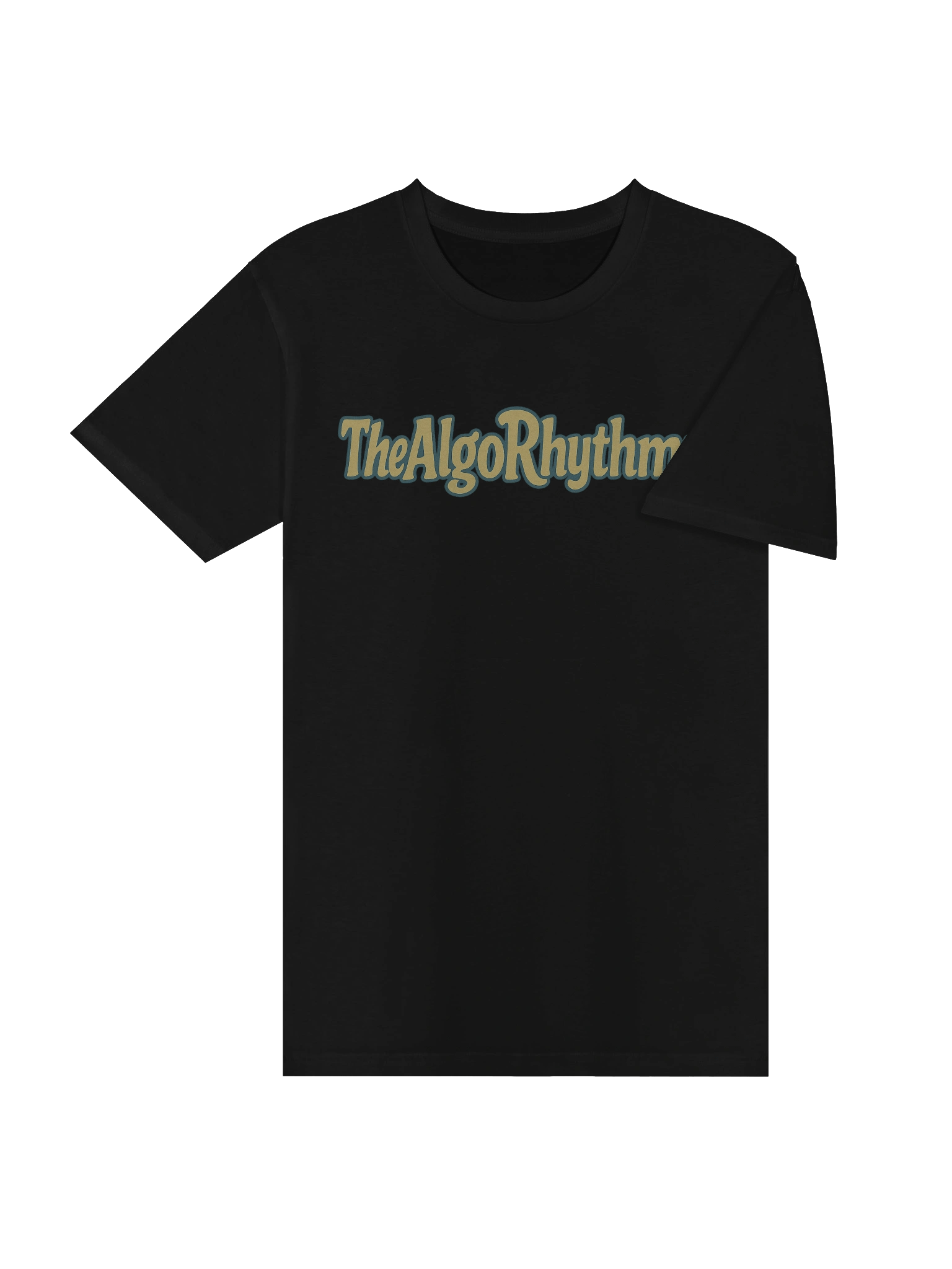 The AlgoRhythmz Official Logo Tee (Teal/Yellow) product image (4)
