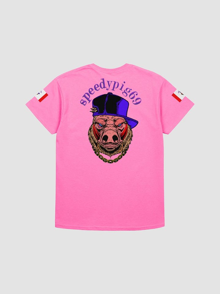 Speedypig69 Stylized Pig Head T-Shirt product image (14)