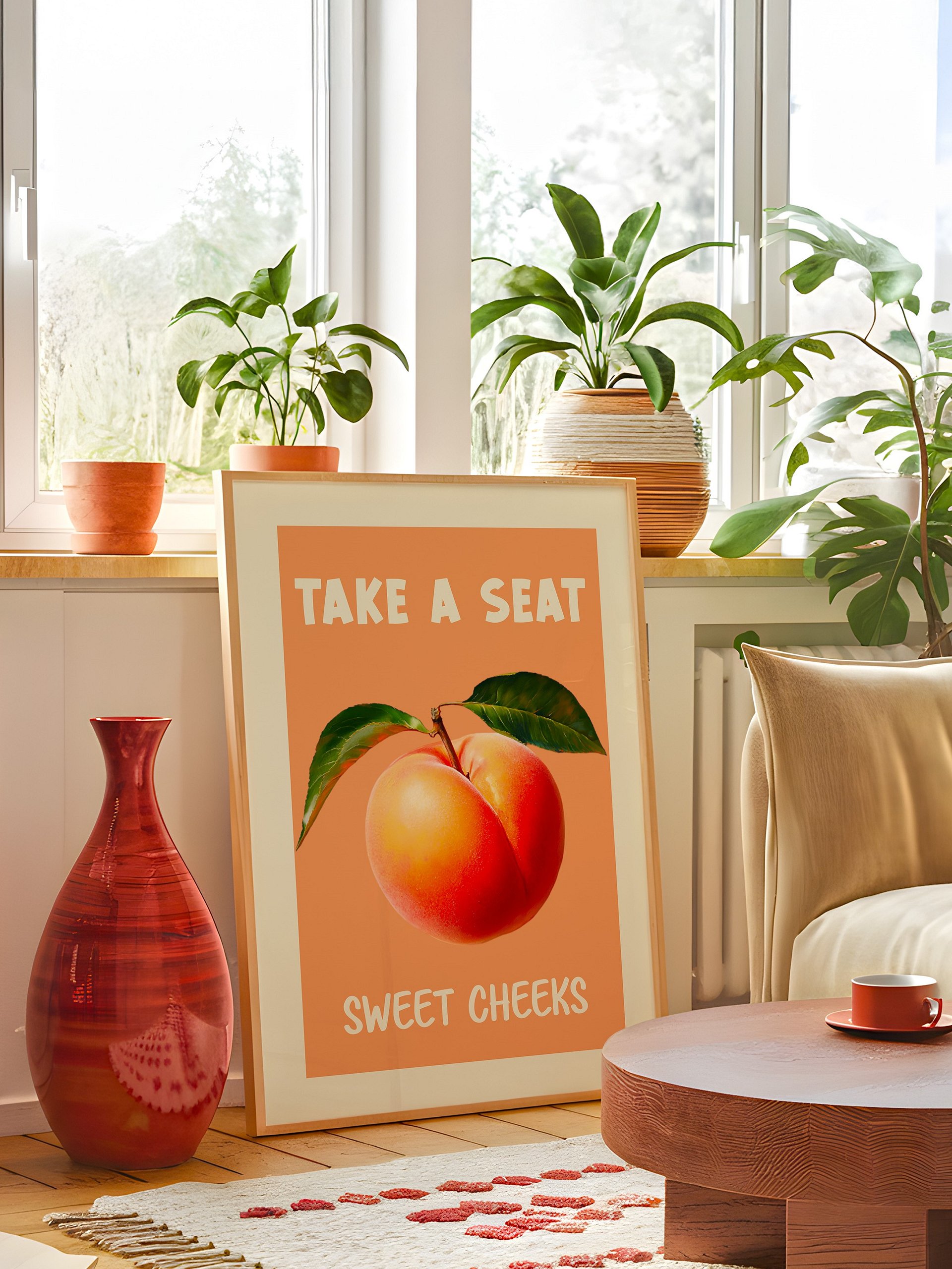 Nice Bum Poster Funny Bathroom Wall Art product image (7)