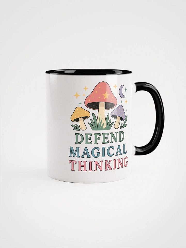 Defend Magical Thinking Accent Mug product image (4)