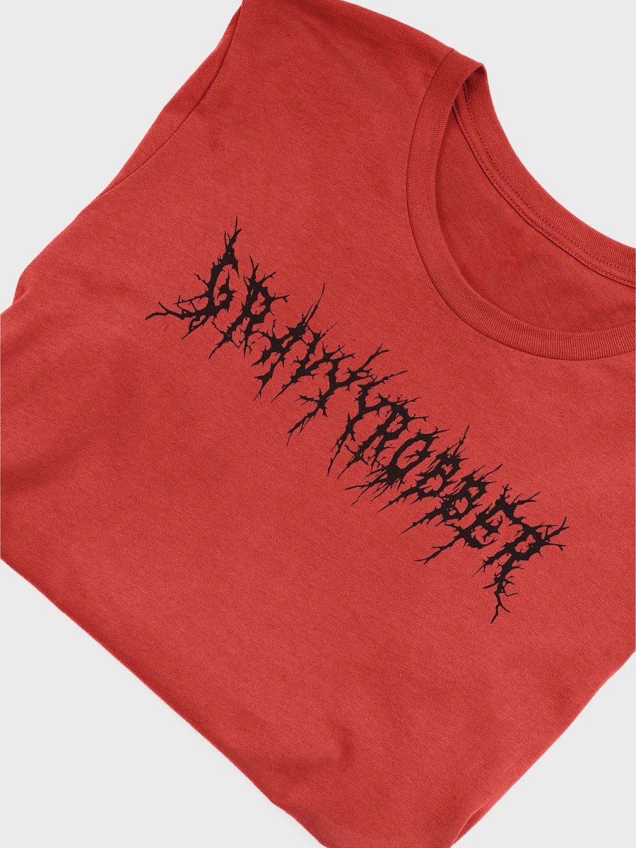 gravyy red tee black logo product image (5)