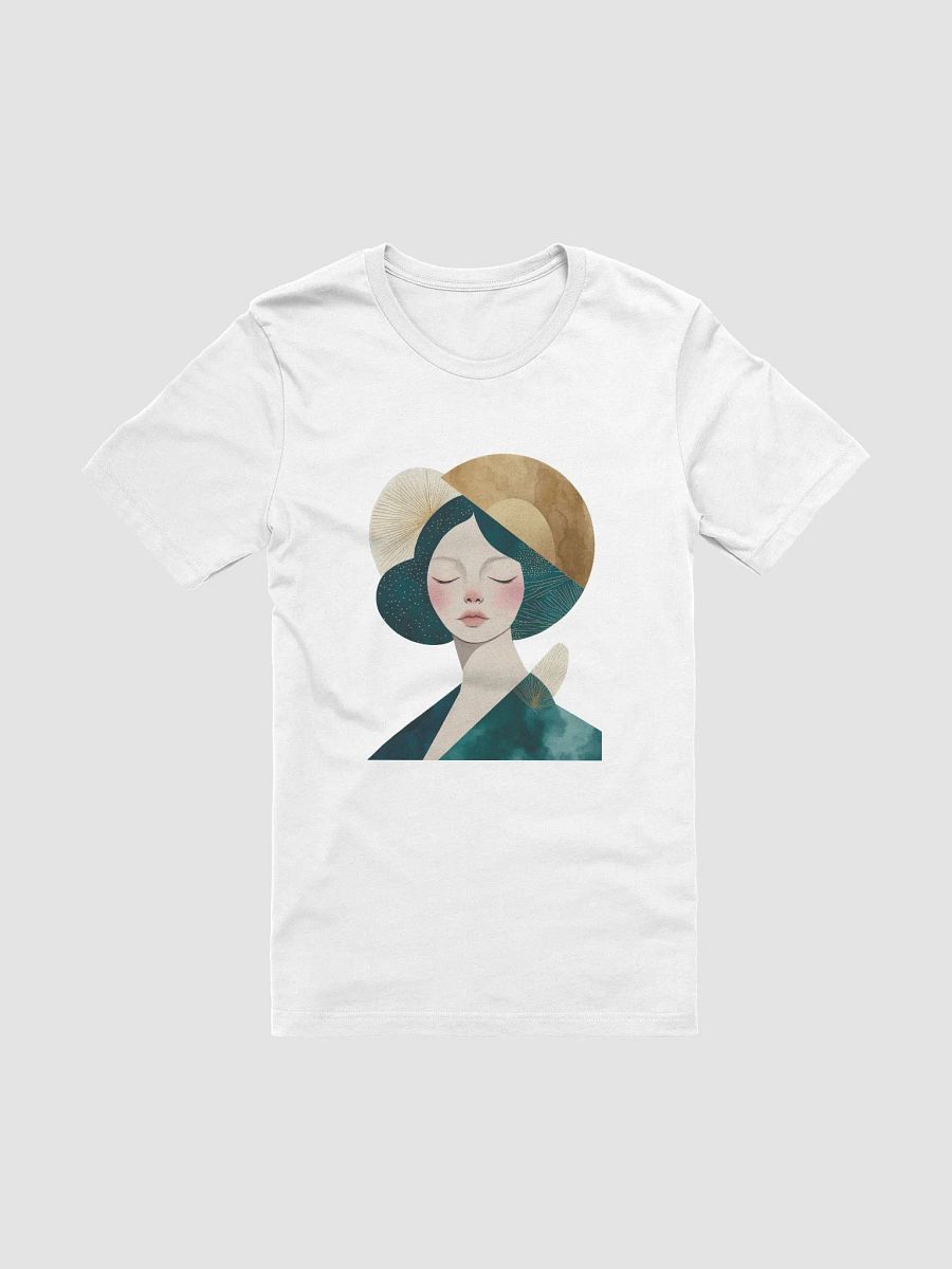 Golden Abstract Female Portrait T-Shirt product image (6)