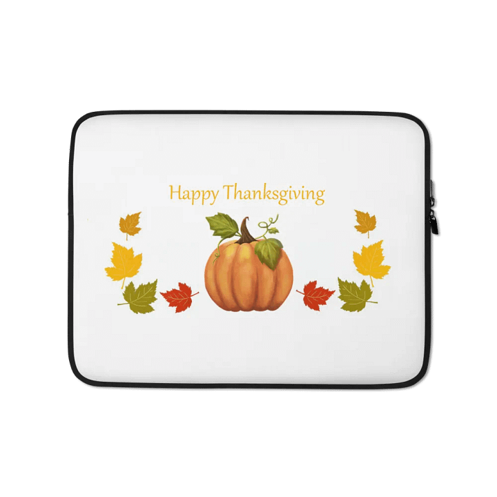 Happy Thanksgiving Laptop Sleeve product image (1)