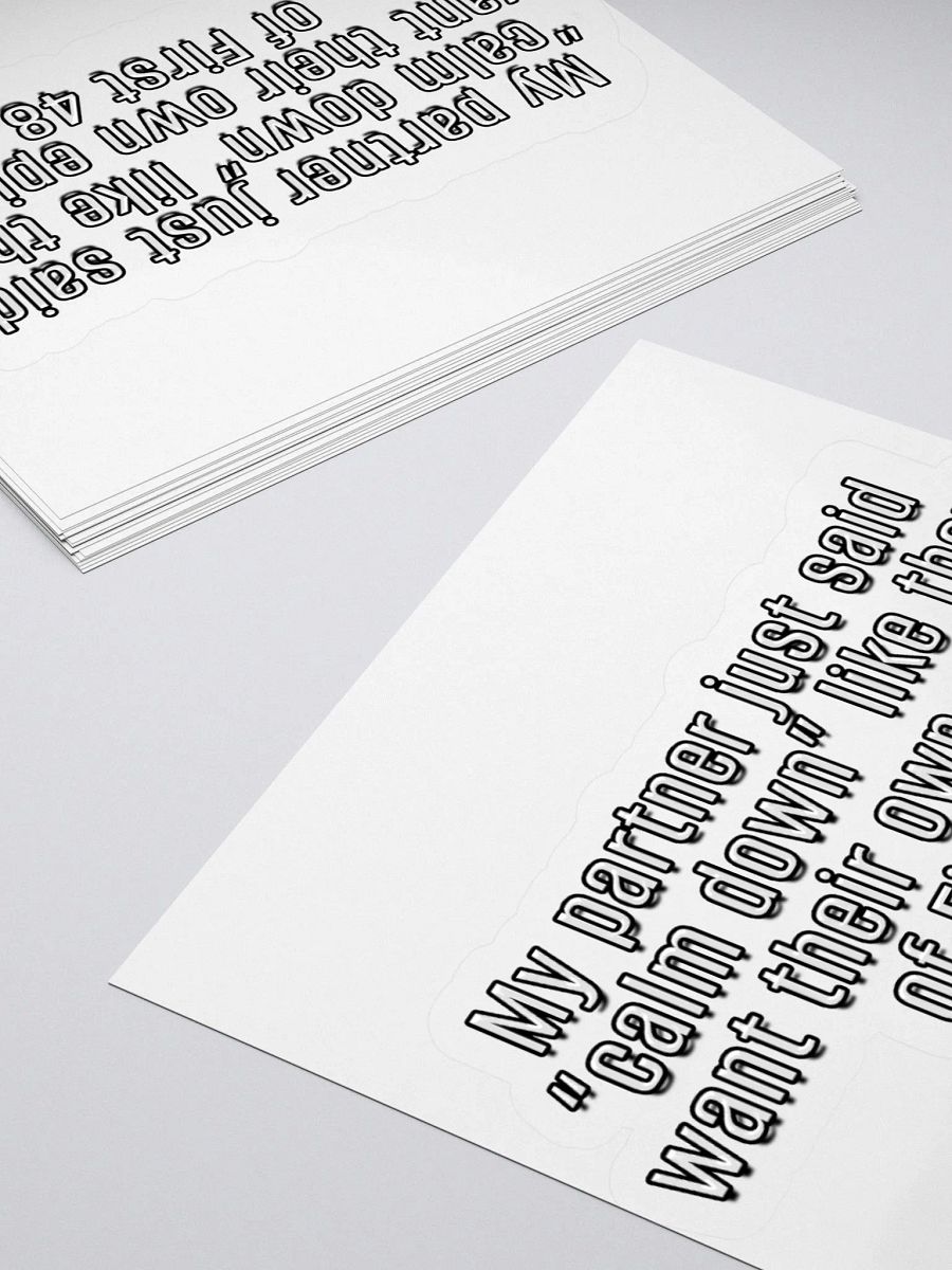 Calm Down Sticker product image (12)