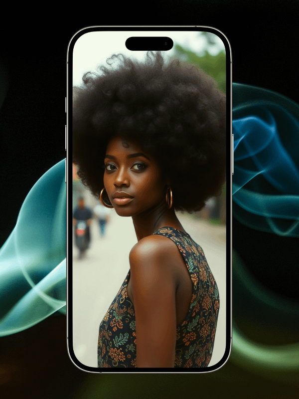 Afro Angels x10 (Pack 1) 4K Cellphone Wallpaper Download product image (9)