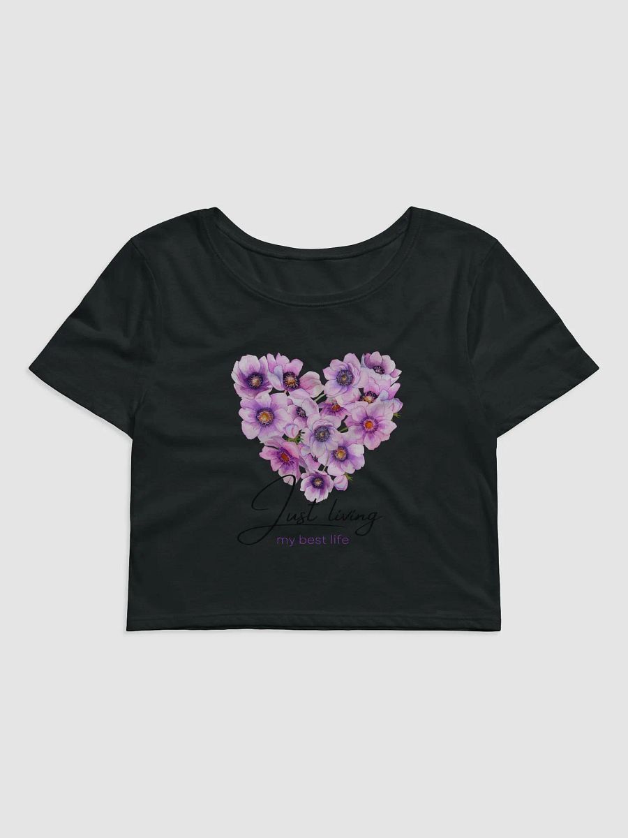 My Best Life Floral Crop Tee product image (2)