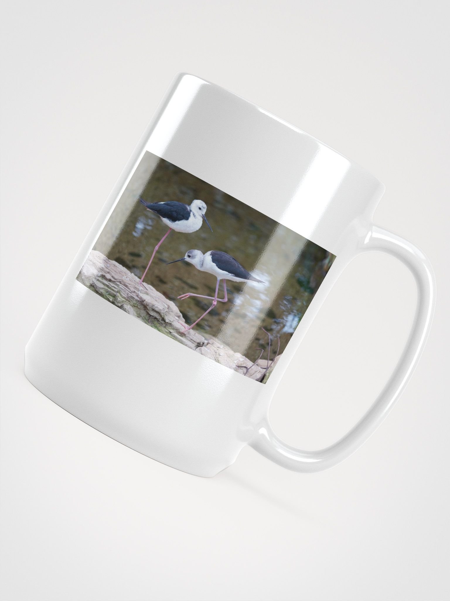 Graceful Avian Encounter Mug product image (4)