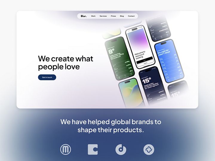 BLUR - Framer Template for Digital Agencies and Portfolios product image (2)