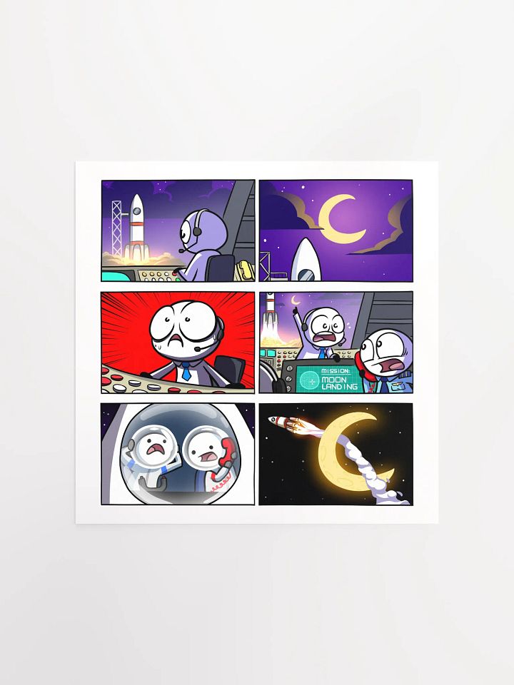 'Lunar or Later' comic print product image (4)