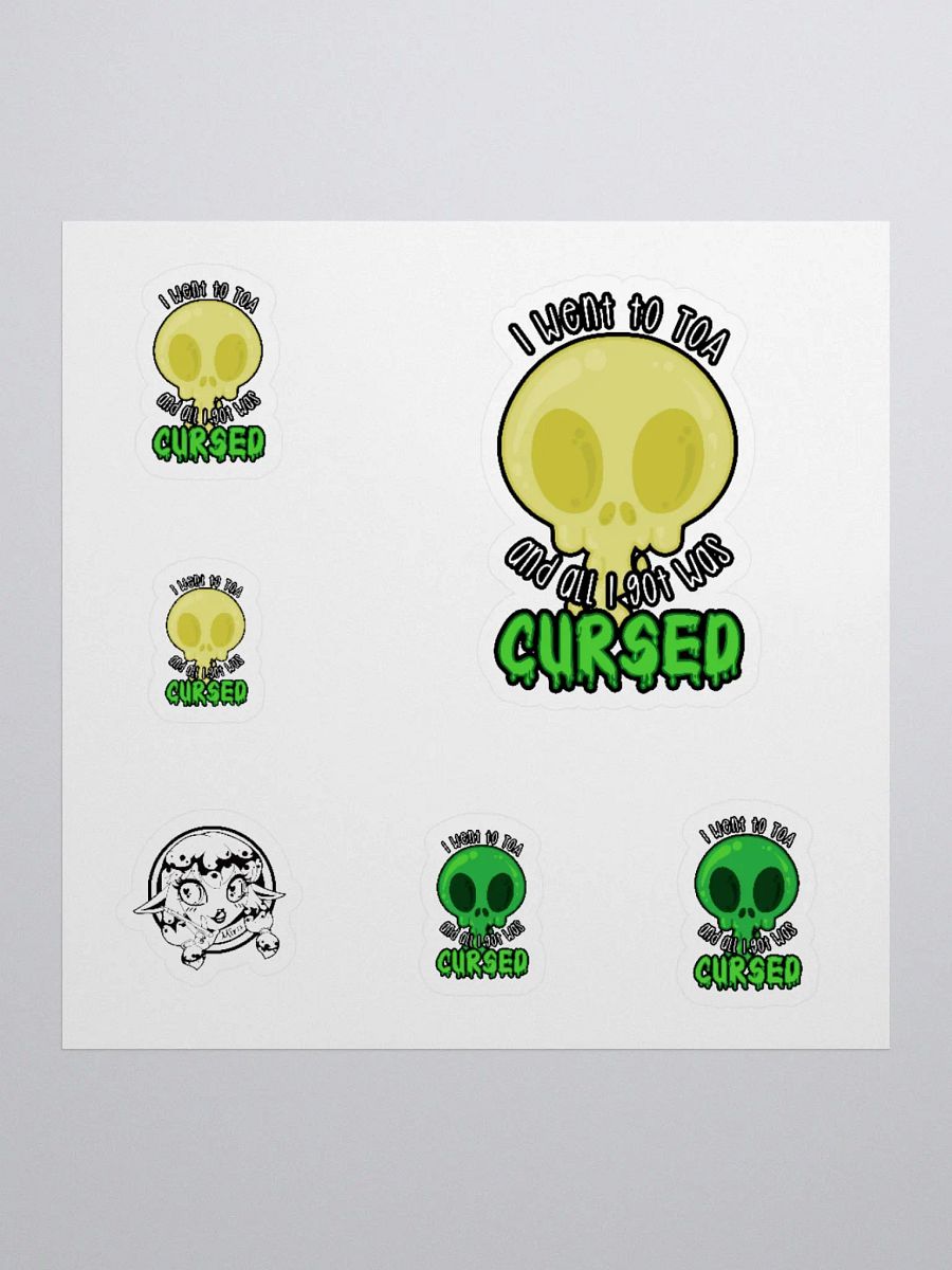 All I Got Was Cursed - Rogue - Sticker Sheet product image (1)
