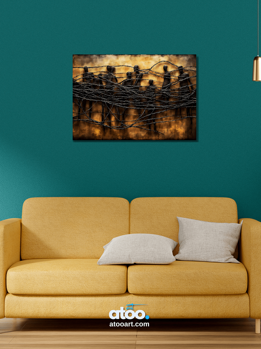 Be Free to Yourself Collection | Irrational Chaos | Canvas Painting product image (5)