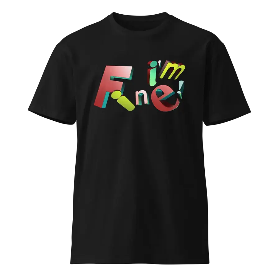 I'm Fine | Unisex Premium T-Shirt product image (1)