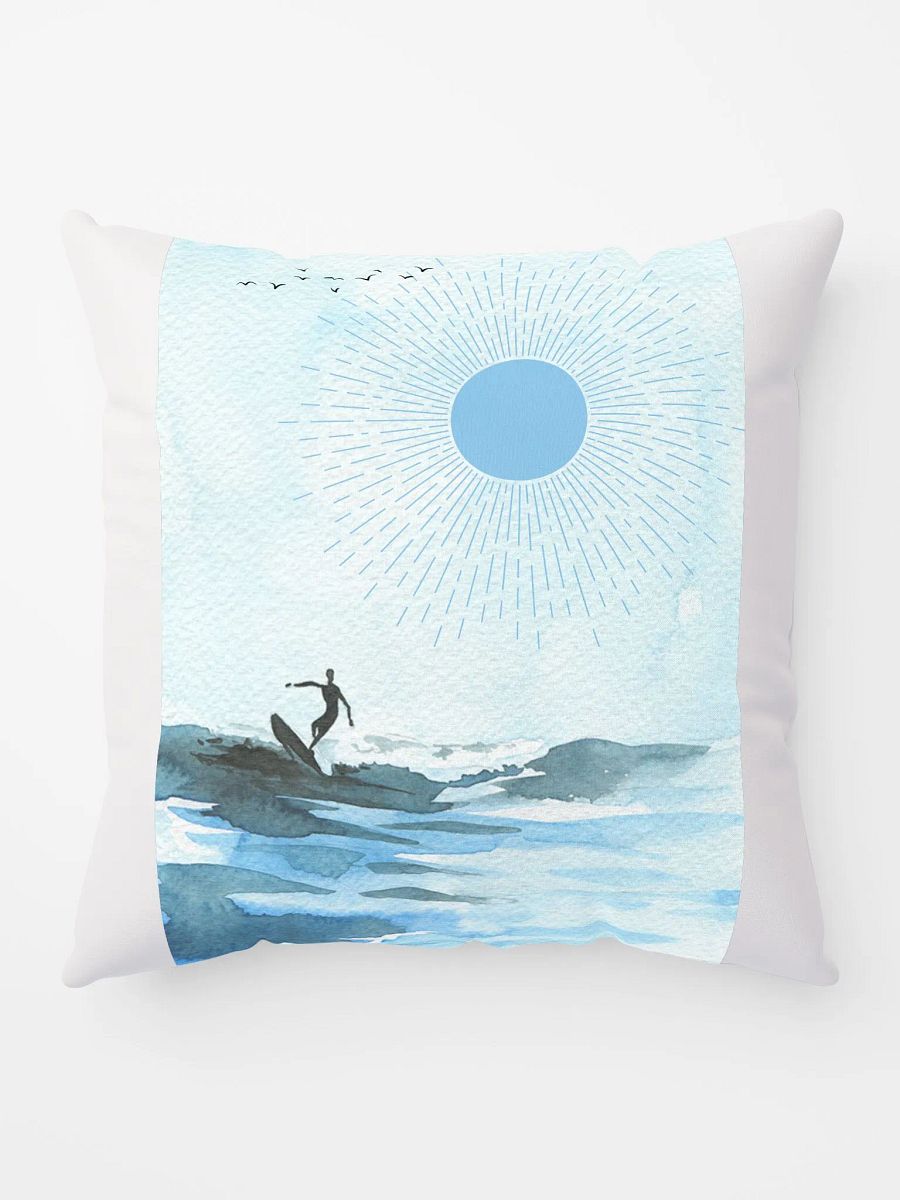 Tranquil Surfing Seascape Pillow product image (6)
