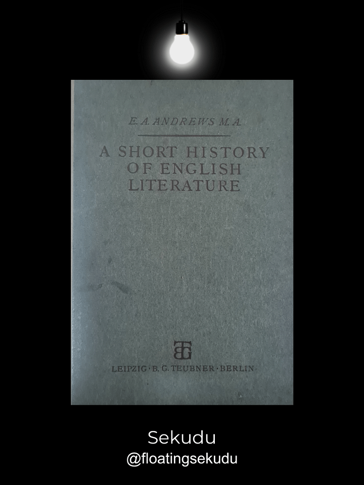 A Short History of English Literature [1926] product image (1)