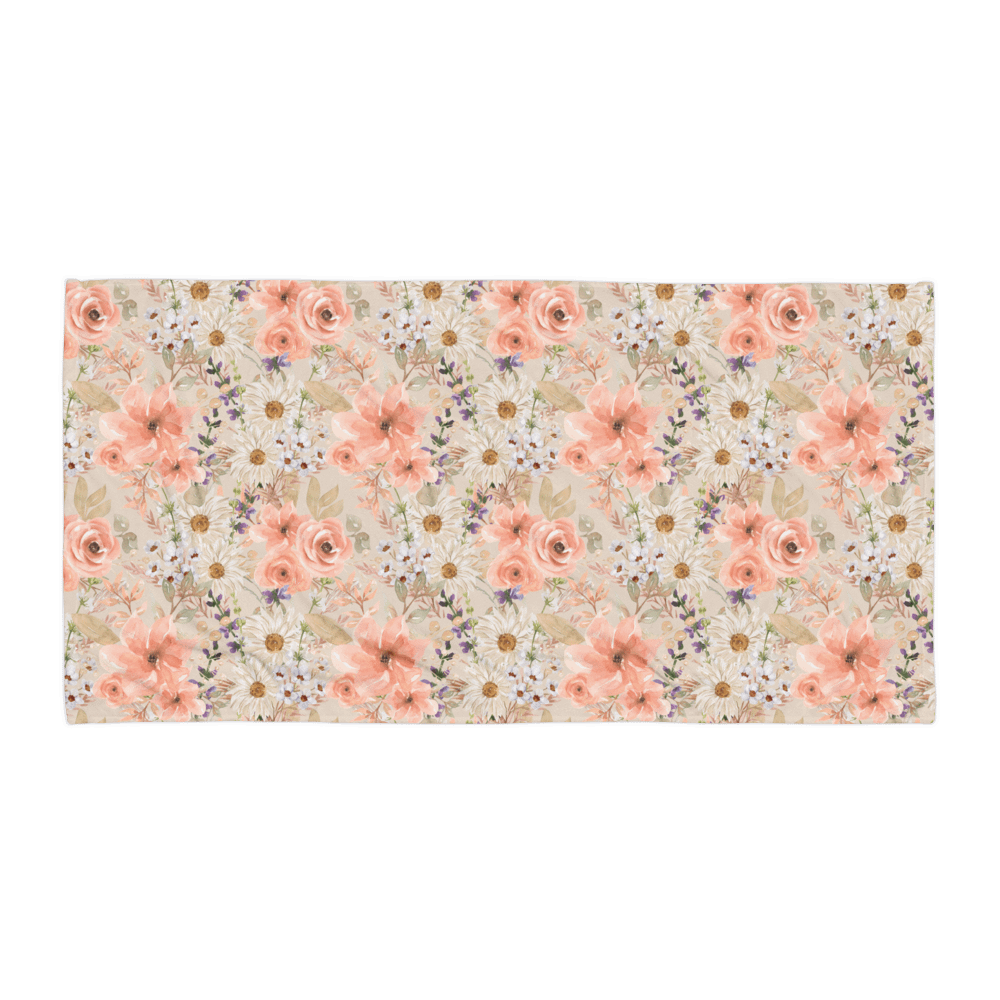 Orange Flowers Towel product image (1)