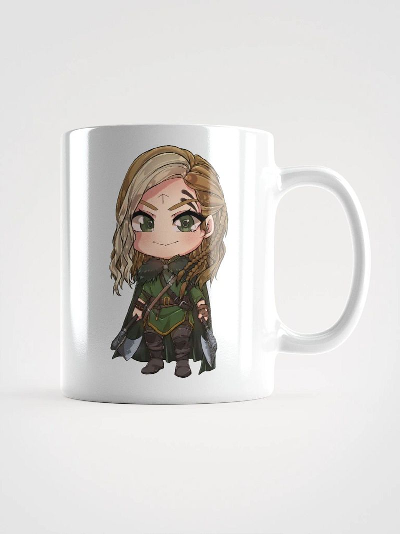 Queen Alpha Jen Character White Glossy Mug