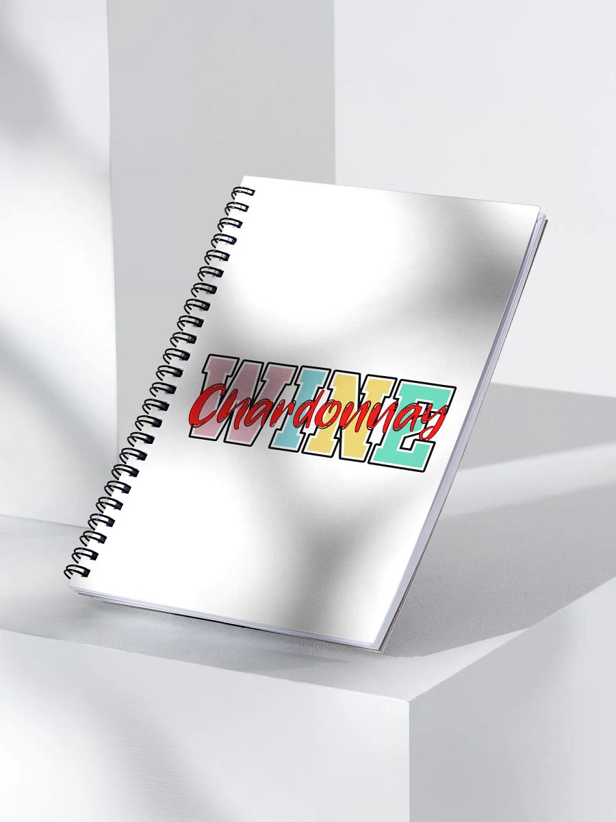 Wine Chardonnay Dreams Spiral Notebook product image (3)