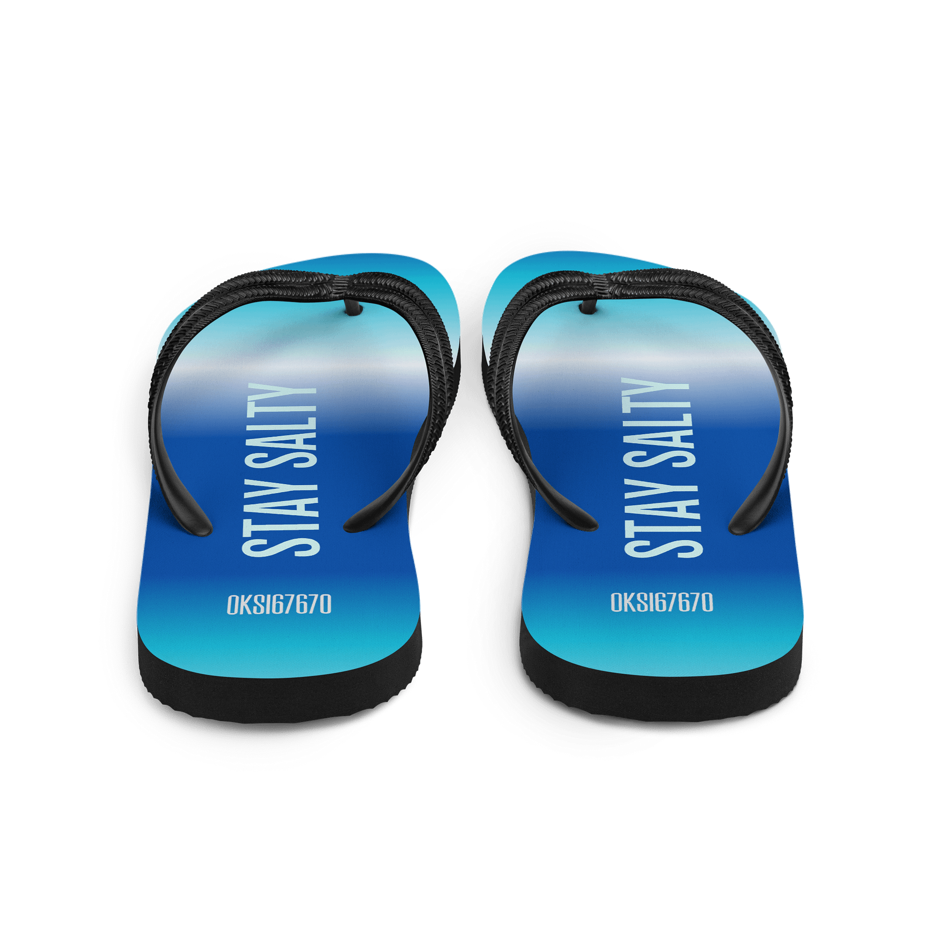 Salty Vibes Custom Flip-Flops product image (3)
