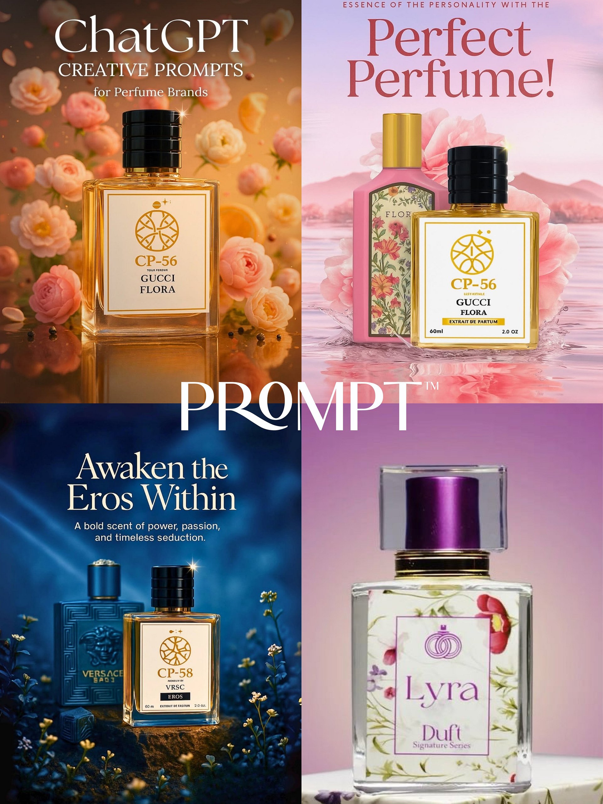 🌸 Luxury Perfume Ad Prompt Collection 🌸 product image (1)