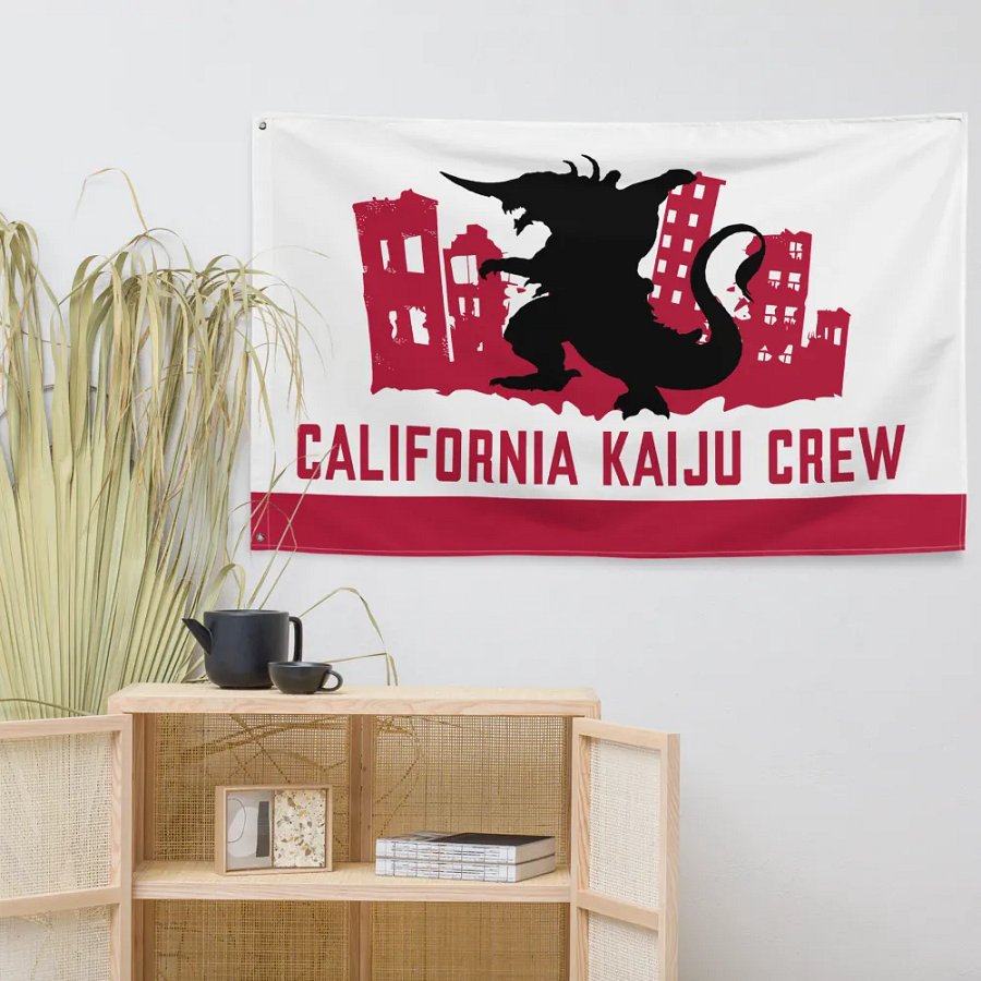 California Kaiju Crew Flag product image (7)