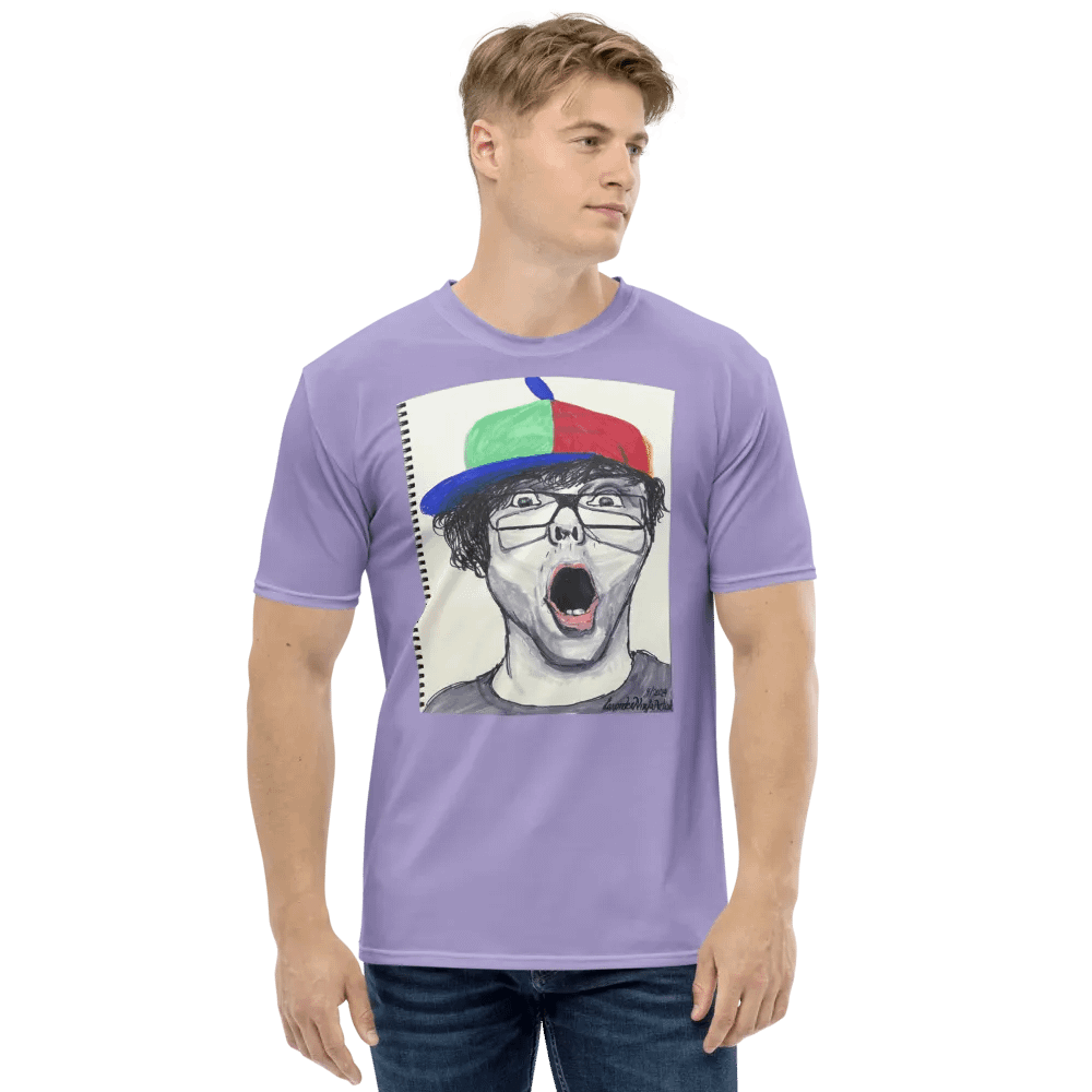 Lina's drawing Crew Neck T-Shirt Lavender product image (1)