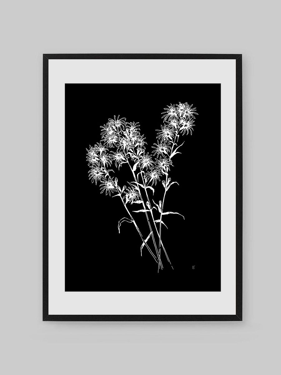 Spiky Blossom Delight Poster - Bouquet Flowers Dark product image (8)