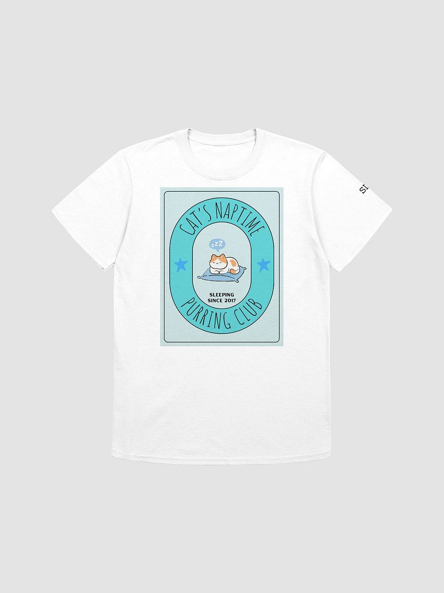 Cat's Naptime Purring Club T-Shirt product image (3)