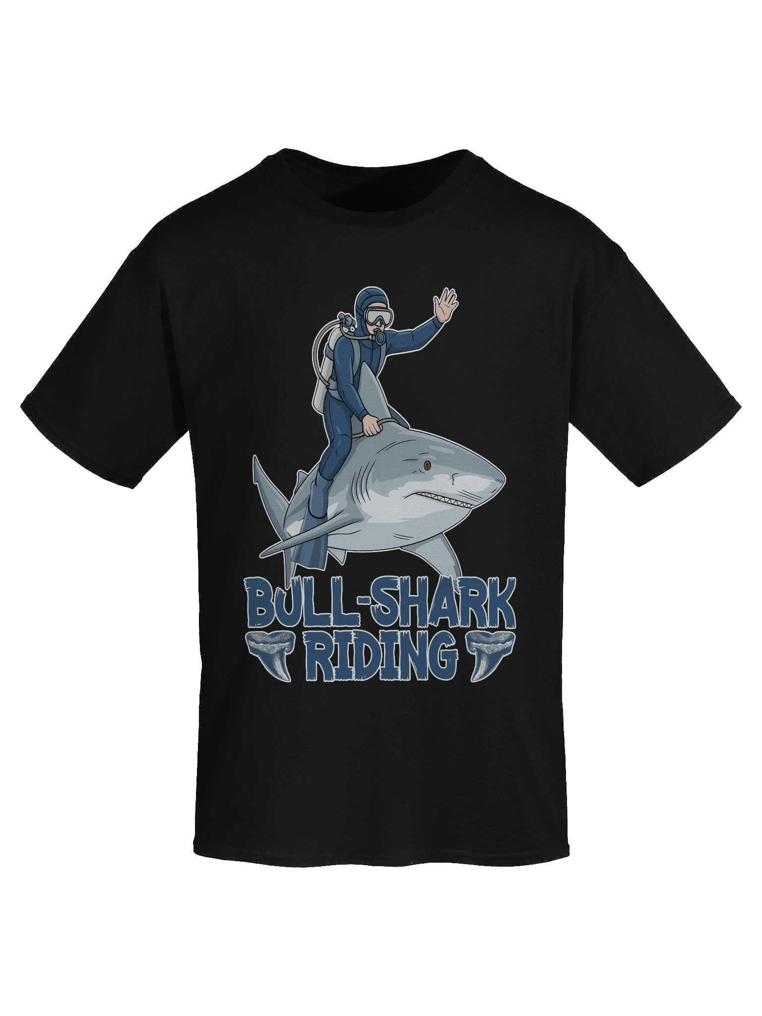 Bull Shark Riding Tee product image (1)