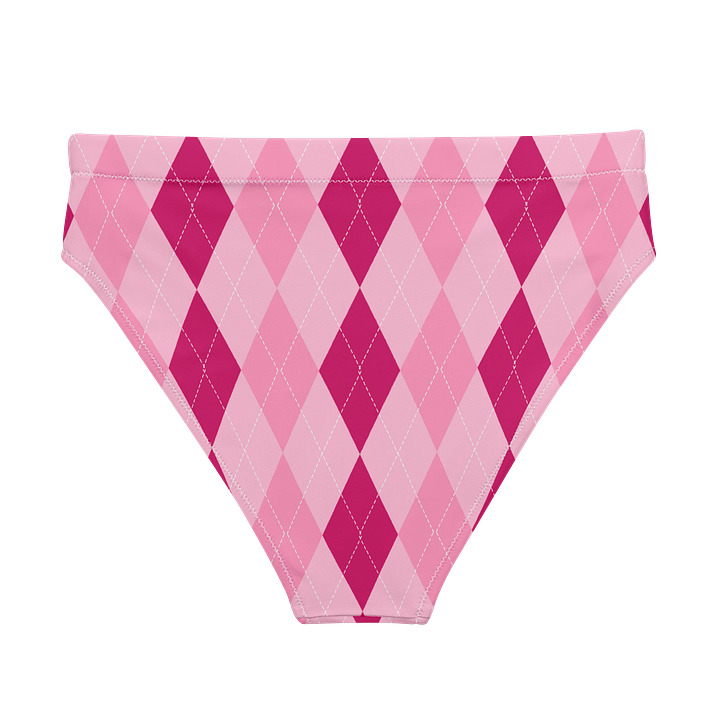 Pink Argyle Paradise Bikini Bottoms product image (2)