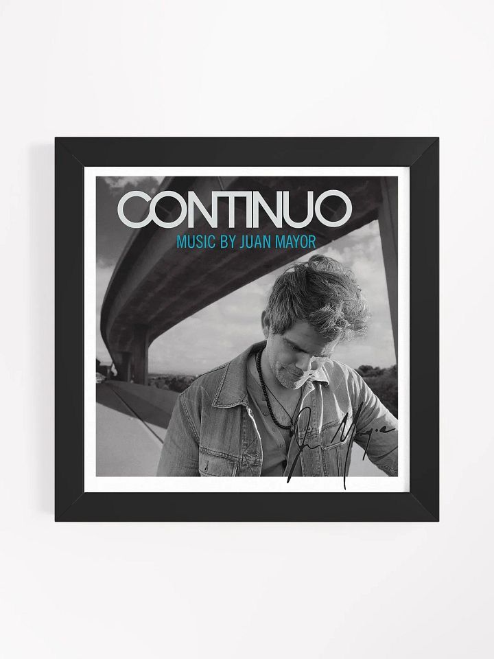 Framed Continuo Album Cover - SIGNED by Juan Mayor product image (6)