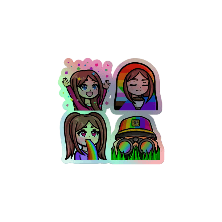 Holographic PRIDE Sticker Set product image (2)