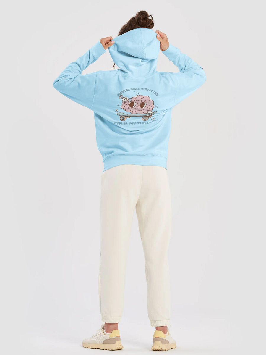 Gym Is My Therapy Unisex Hoodie - Fitness Motivation for a Healthy Mindset product image (57)