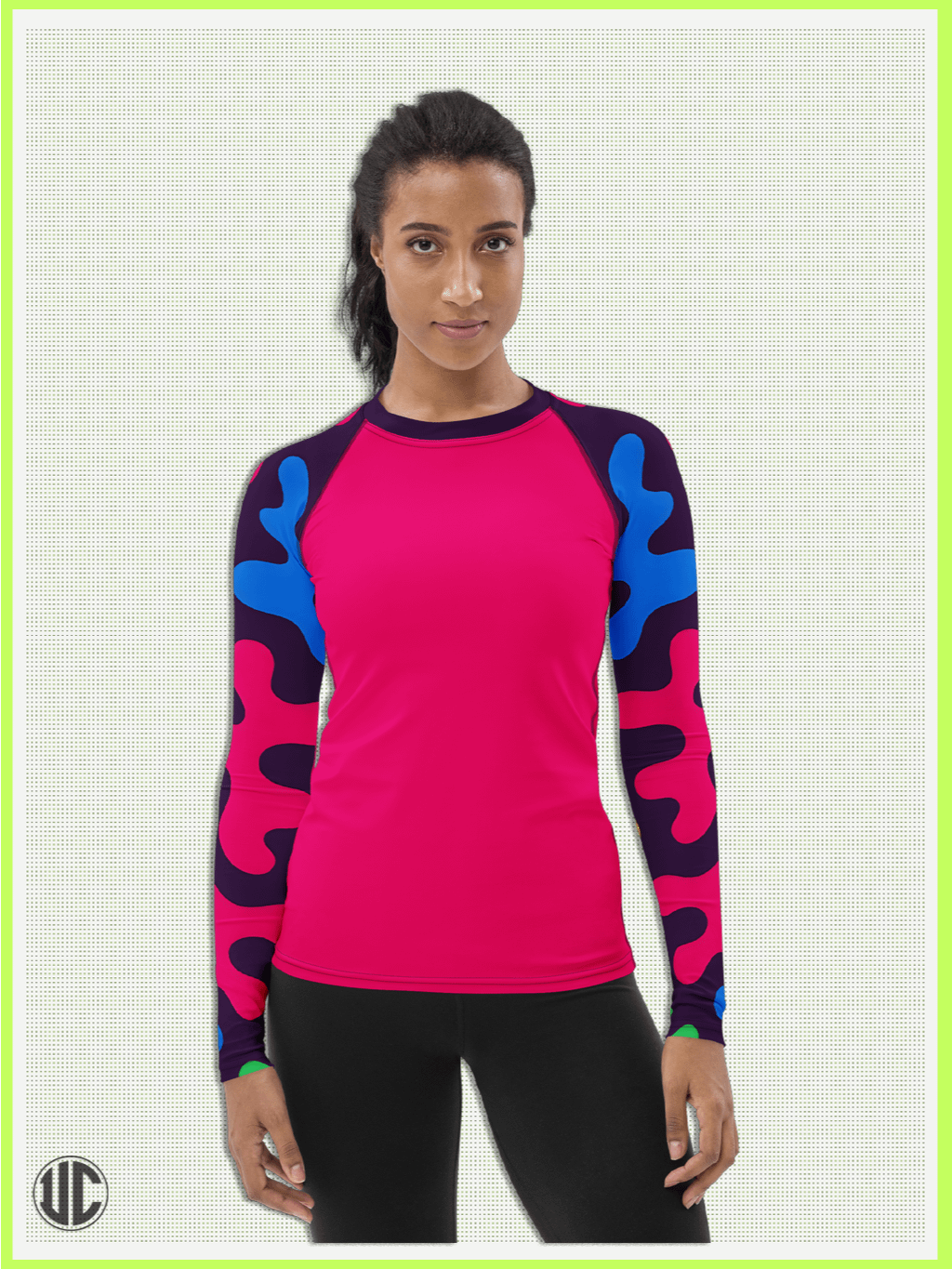 Nova’s Acid Pop – Women’s Rash Guard product image (3)