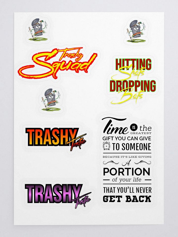 TRASHY MULTI STICKER product image (1)