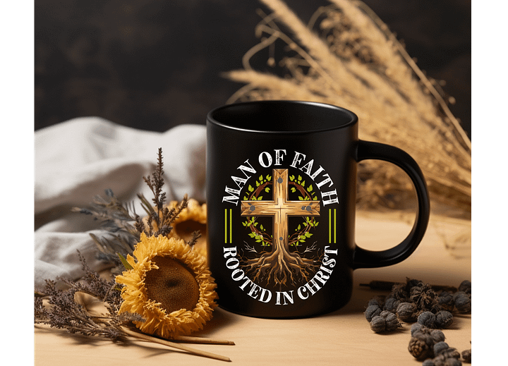 Man of Faith: Rooted in Christ Mug product image (1)