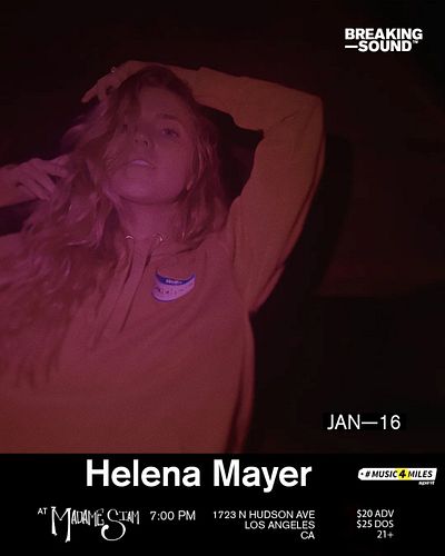 For Her Sake is out next week and we officially have the first show of the year! Tix are now on sale and we are back with bre...