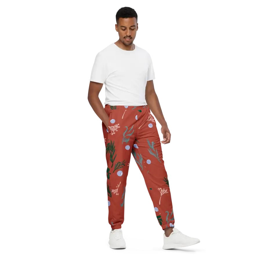 Winter Botanical All-Over Print Track Pants product image (3)