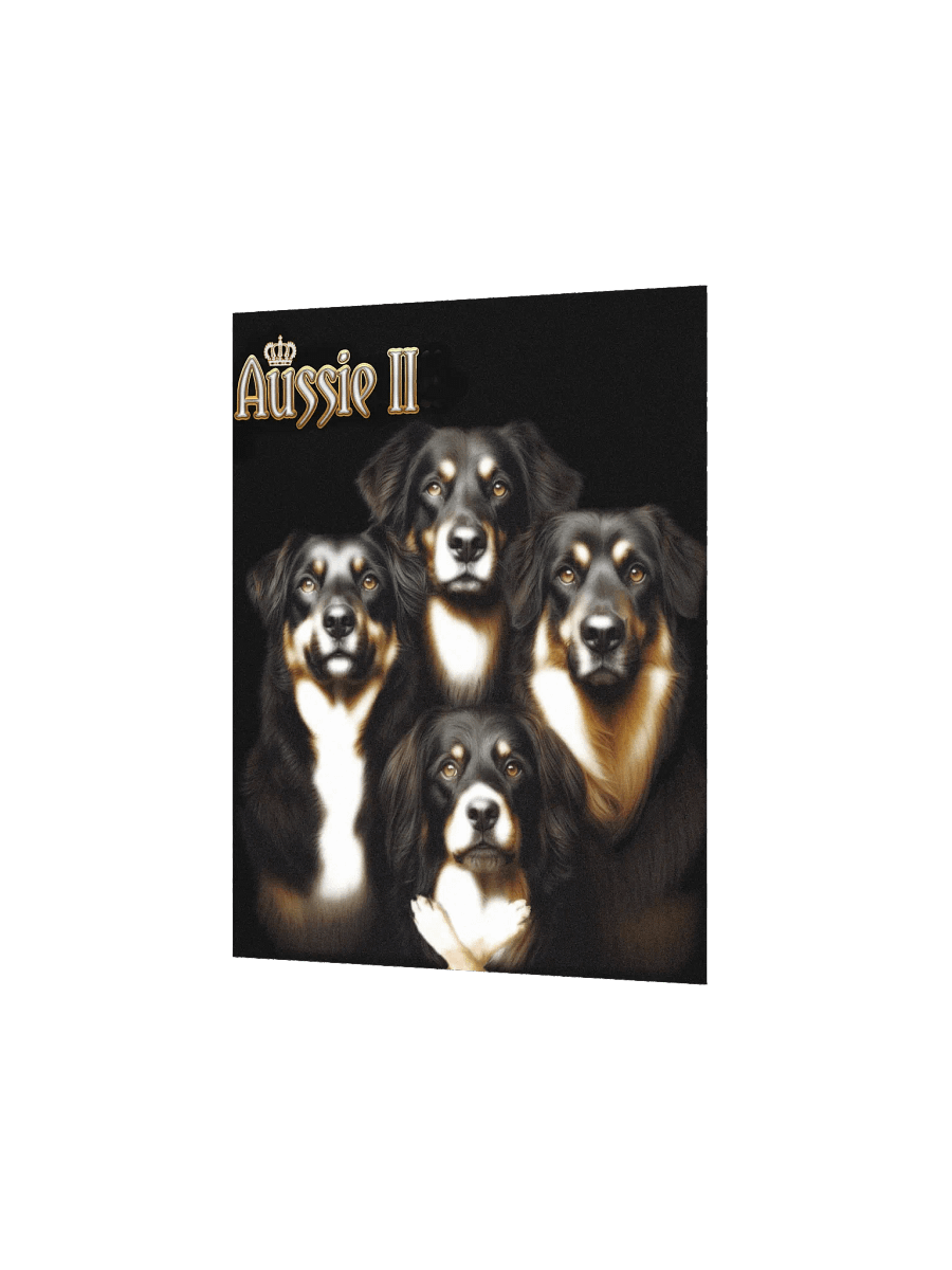 Australian Shepherd Aussie Classic Rock Band Poster product image (2)