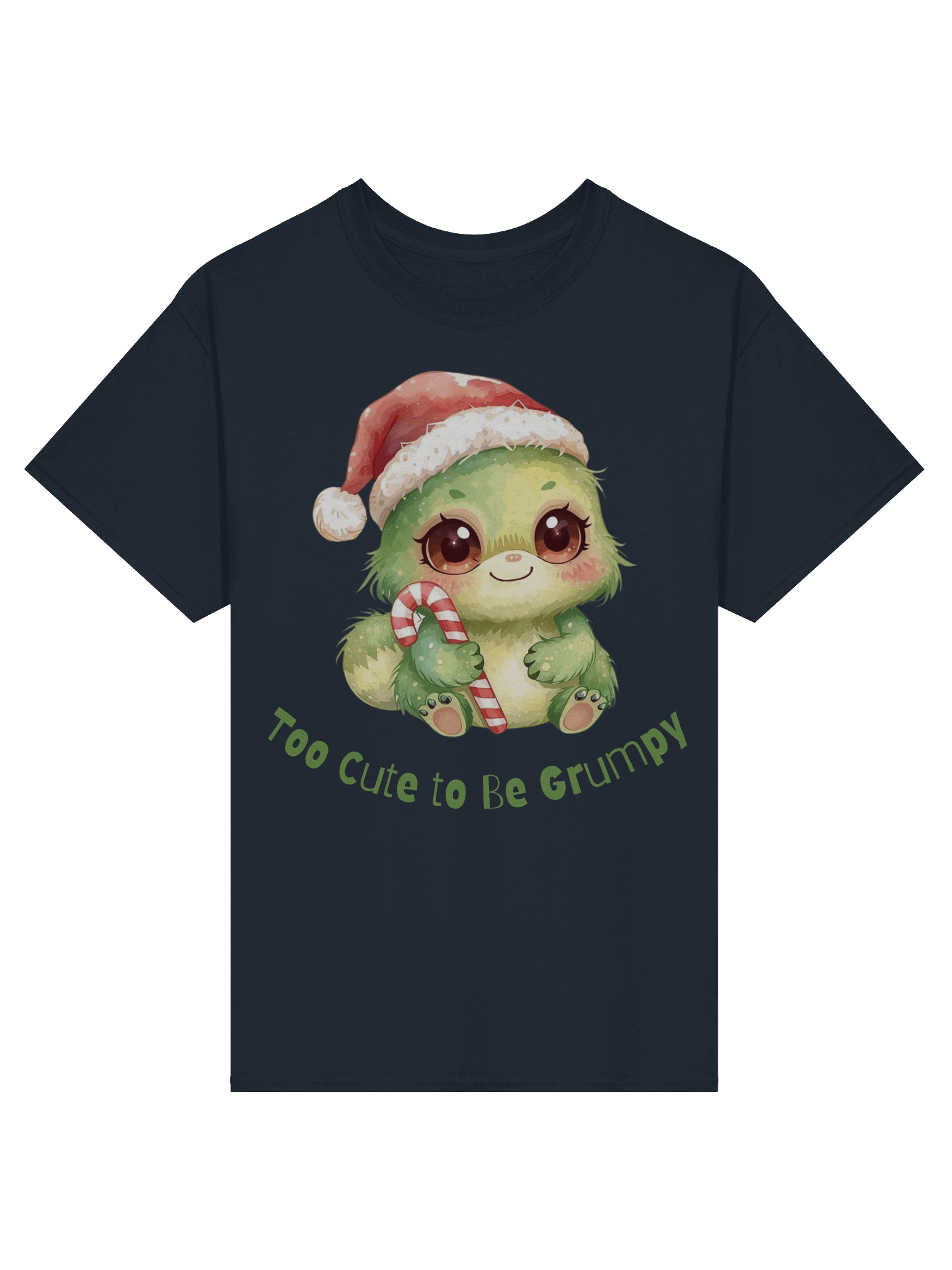 Too Cute to Be Grumpy Holiday Tee product image (5)