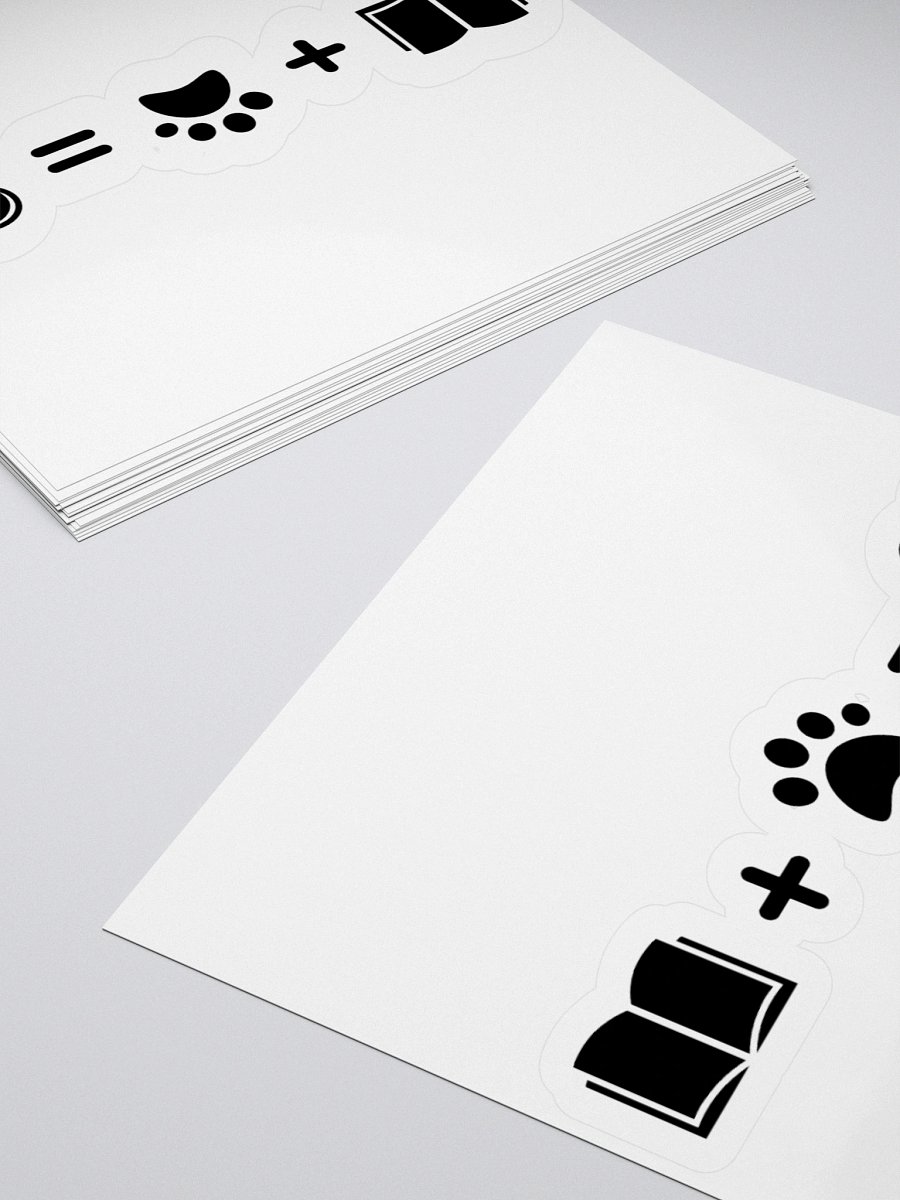 Books + Paws = Love Sticker product image (12)